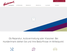 Tablet Screenshot of 100mark.de